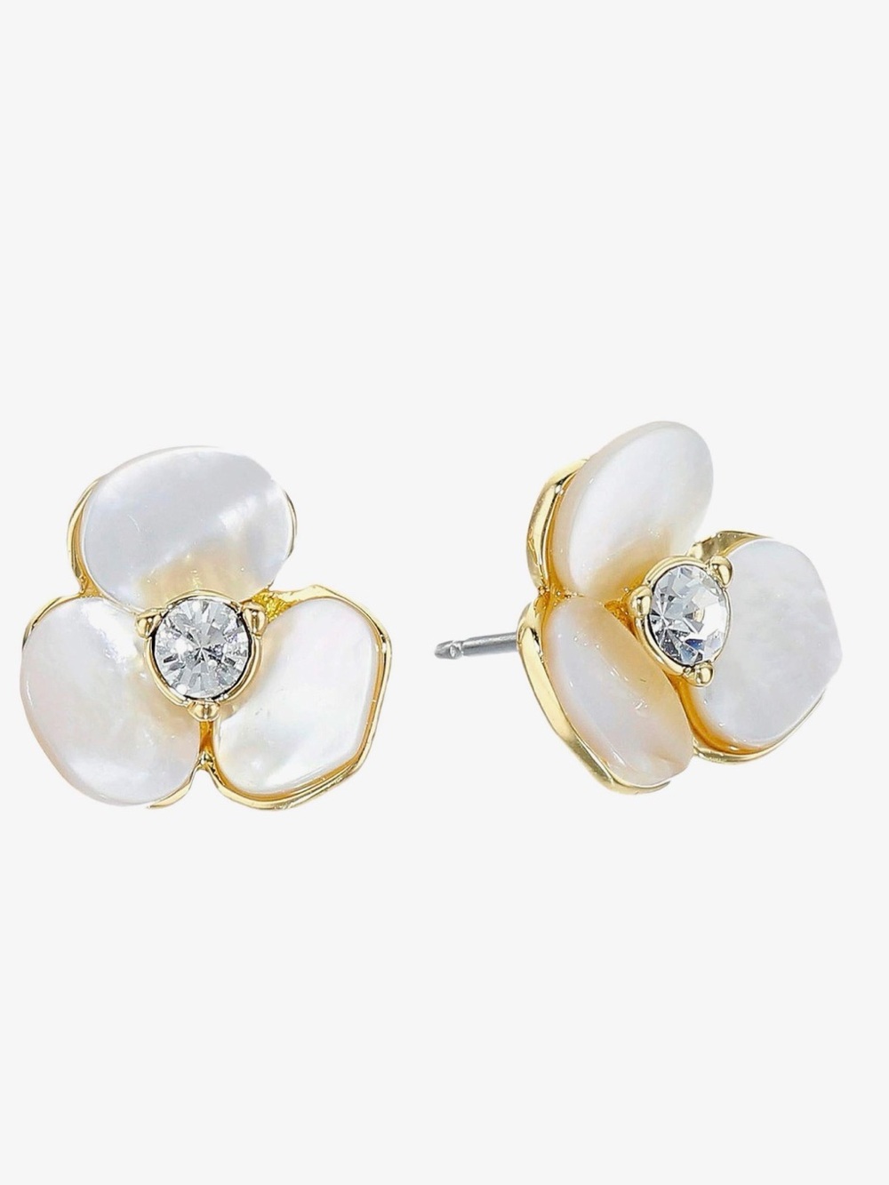 KATE SPADE DISCO PANSY STUD EARRINGS